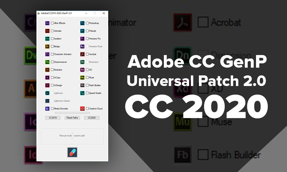 Crack Adobe CC 2019 – 2020 bằng GenP v2.0
